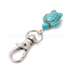 Sea Turtle Synthetic Howlite Pendant Decorations&nbsp;HJEW-JM02382