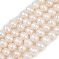 Natural Cultured Freshwater Pearl Beads Strands&nbsp;PEAR-I007-07J-02A
