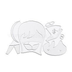 Girl Carbon Steel Cutting Dies Stencils&nbsp;DIY-P076-42