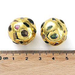 Natural Dyed White Jade Round Beads&nbsp;KK-K348-22G