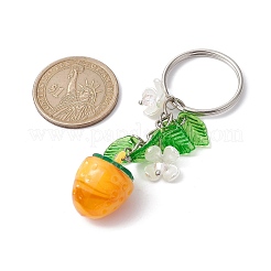 Fruits & Leaf Acrylic Pendant Keychain&nbsp;KEYC-JKC00680-02
