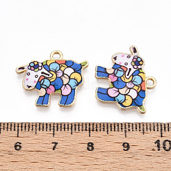 Alloy Enamel Pendants&nbsp;PALLOY-CJC0009-01B