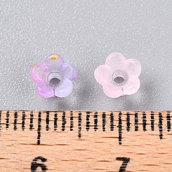 Frosted Transparent Acrylic Beads&nbsp;X-OACR-N137-72C