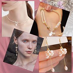 Natural Pearl Charms&nbsp;PEAR-NB0001-45