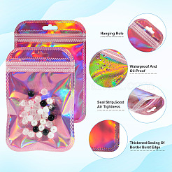 120Pcs 6 Styles Plastic Laser Packaging Yin-yang Resealable Bags&nbsp;OPP-TA0001-06