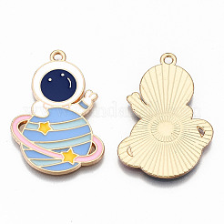 Alloy Enamel Pendants&nbsp;X-ENAM-S126-021-RS