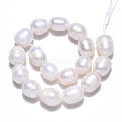 Natural Cultured Freshwater Pearl Beads Strands&nbsp;PEAR-N012-08I
