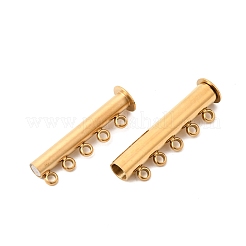 304 Stainless Steel Slide Lock Clasps&nbsp;STAS-F350-05D-G