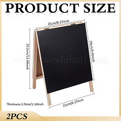 2Pcs Wood Desktop Blackboard&nbsp;DIY-PH0036-67