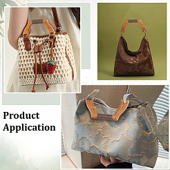 2Pcs Wooden Bag Handles&nbsp;FIND-PH0059-76A