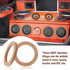 Wooden Spacer Ring for Car Speaker&nbsp;DIY-WH0430-396B