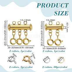 DIY Slide Lock Clasps Kits&nbsp;DIY-GA0009-47
