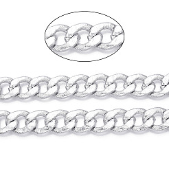 Aluminum Textured Curb Chains&nbsp;CHA-N003-15S