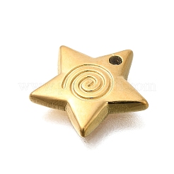 PVD Vacuum Plating 201 Stainless Steel Charms&nbsp;STAS-C111-24G