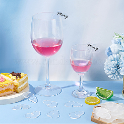 Acrylic Wine Glass Charms&nbsp;AJEW-FG0003-47