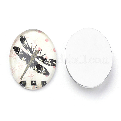 Flatback Glass Cabochons&nbsp;LS-X-GGLA-S034-25x18-007-1