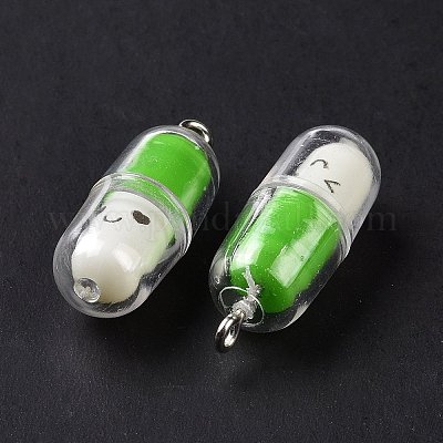 Translucent Plastic Pendants&nbsp;KY-L006-29D-1