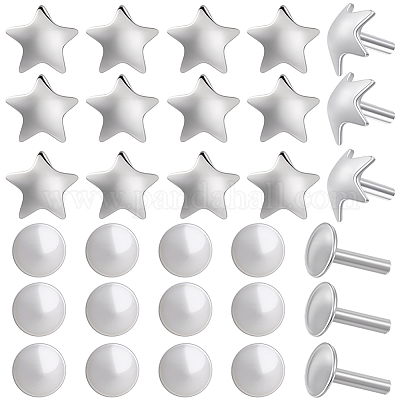 30Pcs 2 Styles 925 Sterling Silver Flat Head Pins&nbsp;STER-SC0001-70P-1