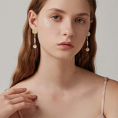 40Pcs Iron Textured Stud Earring Finding&nbsp;IFIN-HY0001-02MLG-1