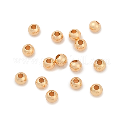 Brass Beads&nbsp;KK-E070-01H-14G-RS-1