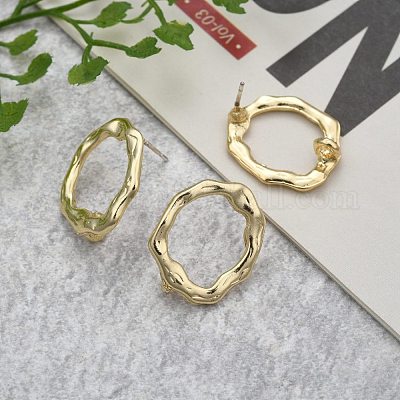 Alloy Stud Earring Findings&nbsp;PALLOY-S121-70-1