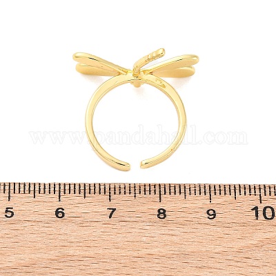 Brass Cuff Rings for Women&nbsp;RJEW-U047-36G-1