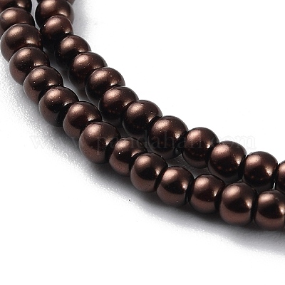 Glass Pearl Beads Strands&nbsp;HY-3D-B40-1