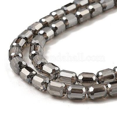 Electroplate Transparent Glass Beads Strands&nbsp;GLAA-C029-02A-02-1