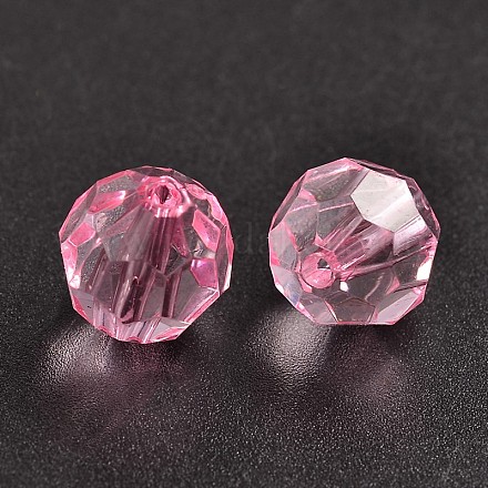 Transparent Acrylic Beads PL505Y-2-1