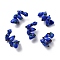 Handmade Lampwork Enamel Beads, Snake, Bumpy, Royal Blue, 27.5~31.5x15~20x14~16mm, Hole: 5~6mm