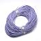 Spray Painted Cowhide Leather Cords, Medium Purple, 1.5mm, about 100yards/bundle(300 feet/bundle)