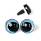 Plastic Doll Eye for Doll Makings, Light Blue, 12mm