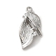 Brass Micro Pave Cubic Zirconia Pendants&nbsp;KK-D071-05P-1