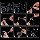 Plastic Assembled Action Figure Display Holders&nbsp;ODIS-WH0043-77-4