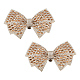 Bowknot Rhinestone Shoe Decoration&nbsp;DIY-WH0430-522A-1