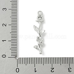 Brass Micro Pave Cubic Zirconia Pendants&nbsp;KK-M326-13C-P