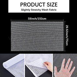 Polyester Mesh Fabric&nbsp;DIY-WH20002-182A-02