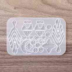DIY Pendant & Connector Charm Silicone Molds&nbsp;DIY-C054-01