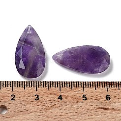 Natural Amethyst Faceted Pendants&nbsp;G-D082-01E