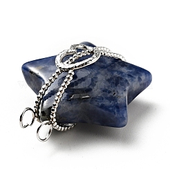 Natural Sodalite Pendants&nbsp;G-D473-03P-02