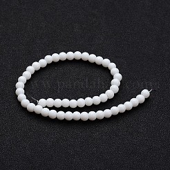 Opaque Color Glass Round Bead Strands&nbsp;GLAA-I026-10mm-02