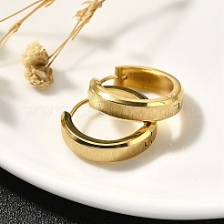 304 Stainless Steel Hoop Earrings for Women&nbsp;EJEW-C096-44G