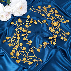 6Pcs Cotton Embroidery Ornament Accessories&nbsp;AJEW-GF0014-16C