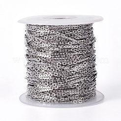 Tarnish Resistant 304 Stainless Steel Cable Chains&nbsp;STAS-I107-19P