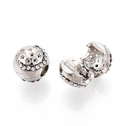 Alloy Rhinestone European Beads&nbsp;FIND-N009-08P