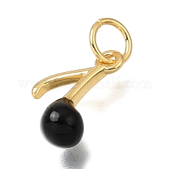 Brass Enamel Pendants&nbsp;KK-G605-27G