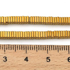 Electroplated Synthetic Non-magnetic Hematite Beads Strands&nbsp;G-P262-22-G01