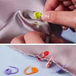 200Pcs 10 Colors Eco-Friendly ABS Plastic Knitting Crochet Locking Stitch Markers Holder&nbsp;KY-SZ0001-28