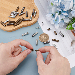 30Pcs 3 Colors Brass Bayonet Clasps&nbsp;KK-OC0001-60B