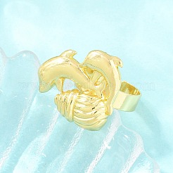 Ocean Brass Cuff Open Rings&nbsp;KK-CBA5A76-04G-05